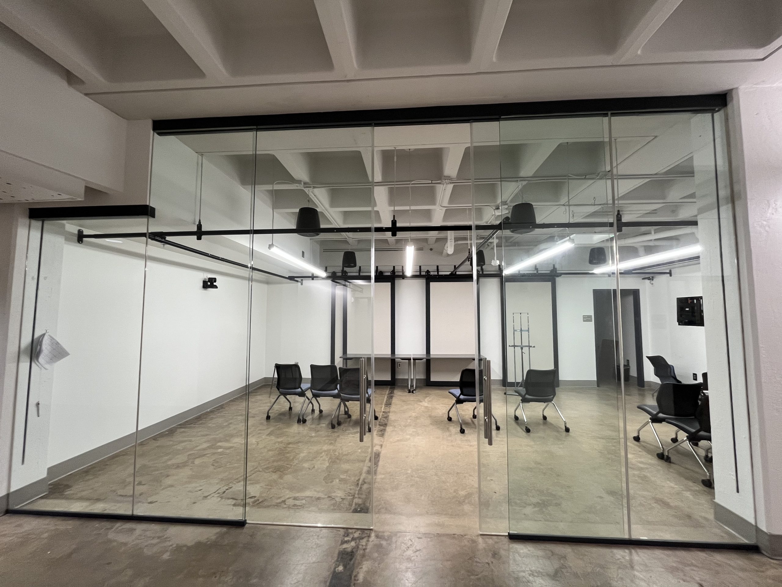 Glass office installation